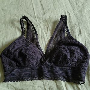 Aerie black lace bralette